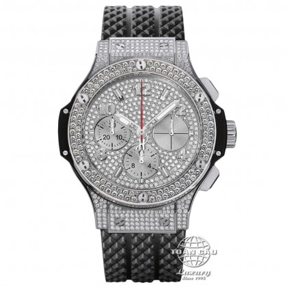 Hublot Big Bang Stainless Steel Full Diamond Pave 341.SX.9010.RX.1704